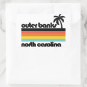 Outer Banks North Carolina Rechthoekige Sticker (Tas)