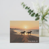 Outer Banks North Carolina Reizen Briefkaart (Staand voorkant)