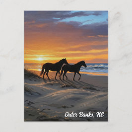 Outer Banks North Carolina Reizen Briefkaart