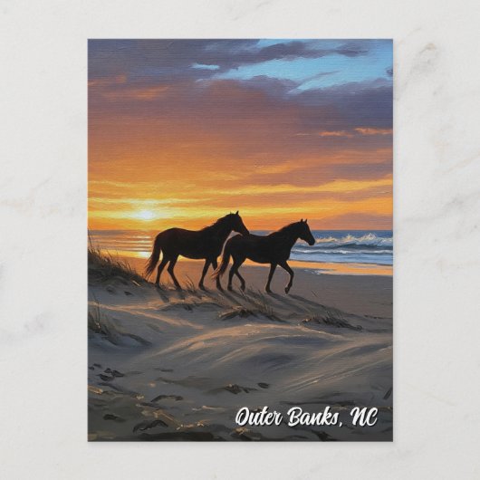 Outer Banks North Carolina Reizen Briefkaart (Voorkant)