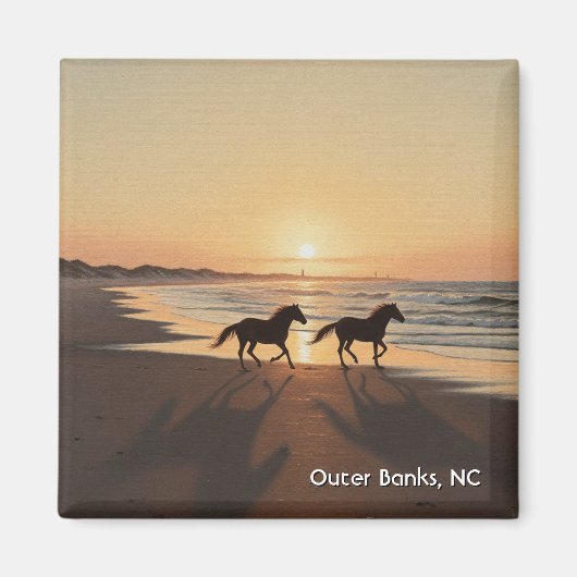 Outer Banks North Carolina Reizen Magneet (Voorkant)