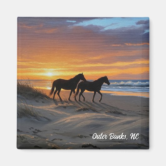 Outer Banks North Carolina Reizen Magneet (Voorkant)