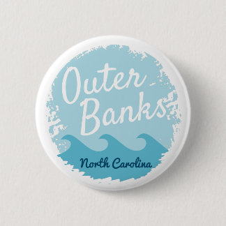 Outer Banks North Carolina Ronde Button 5,7 Cm
