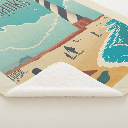 Outer Banks | North Carolina Sherpa Deken (3/4)