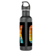 Outer Banks North Carolina Surfen Waterfles (Achterkant)