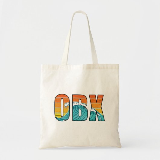 Outer Banks North Carolina Surfing T-Shirt Tote Bag (Voorkant)