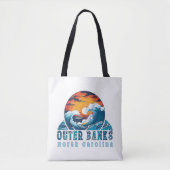 Outer Banks North Carolina Surfing Tote Bag (Voorkant)