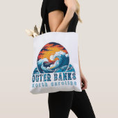 Outer Banks North Carolina Surfing Tote Bag (Dichtbij)