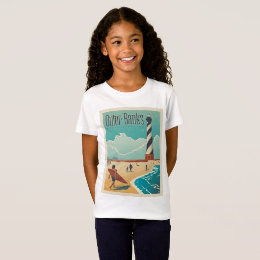 Outer Banks | North Carolina T-shirt (Voorkant volledig)