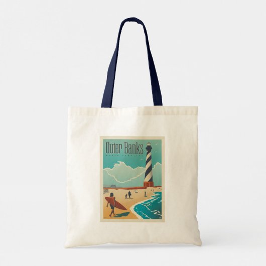 Outer Banks | North Carolina Tote Bag (Achterkant)