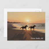 Outer Banks North Carolina Travel Briefkaart (Voorkant / Achterkant)