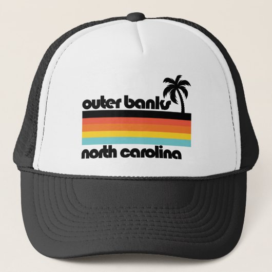 Outer Banks North Carolina Trucker Pet (Voorkant)