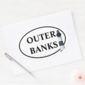 OUTER BANKS OVALE STICKER (Envelop)