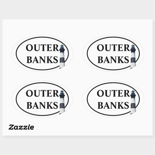 OUTER BANKS OVALE STICKER (Vel)