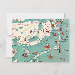 Outer Banks Pamlico Sound Ansichtkaart Briefkaart