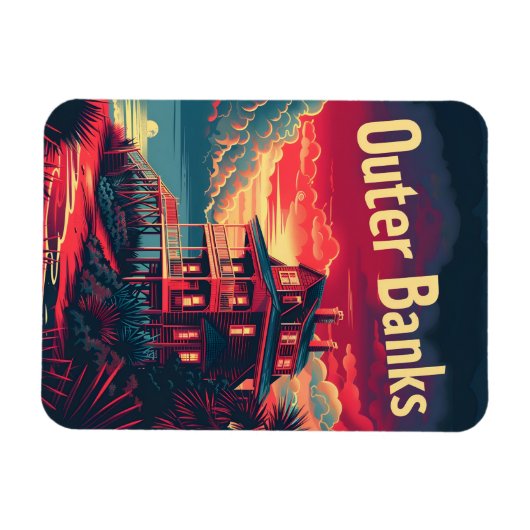 Outer Banks reisadvertentie Magneet (Horizontaal)