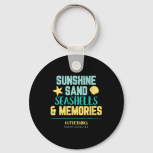 Outer Banks T-shirt Familie Vakantie Schelpen Lief Sleutelhanger
