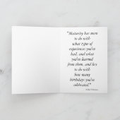 Outer Banks Verjaardag Wenskaart Kaart (Binnen)