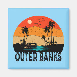 Outer Banks Vintage van North Carolina Magneet