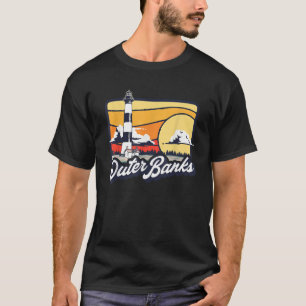 Outer Banks Vuurtoren Bodie Island Caroli T-shirt