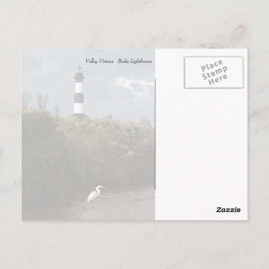 Outer Banks Vuurtoren Briefkaart (Achterkant)