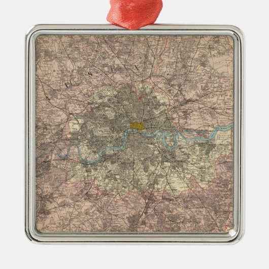 Outer London Metalen Ornament (Voorkant)