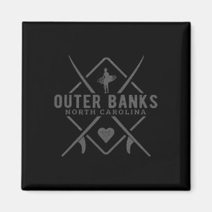Outer Nks North Carolina Surfen Souvenir Outer Nk Magneet
