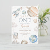 Outer Space 1e verjaardag Eerste reis rond de zon Kaart (Staand voorkant)