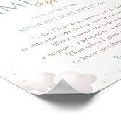 Outer Space 1e verjaardag Eerste reis rond de zon Poster (Hoek)