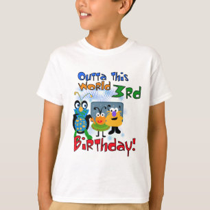 Outer Space 3e verjaardag Tshirts en geschenken