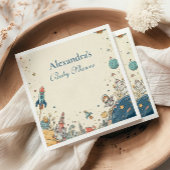 Outer Space Adventure Baby shower Servet