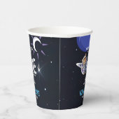Outer Space Astronaut 1st Birthday Papieren Bekers (Rechts)
