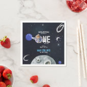 Outer Space Astronaut 1st Birthday Servet (Insitu)
