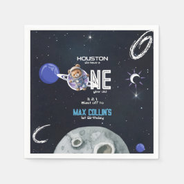 Outer Space Astronaut 1st Birthday Servet