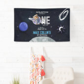 Outer Space Astronaut 1st Birthday Spandoek (Insitu)