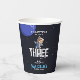 Outer Space Astronaut Any Age Birthday Papieren Bekers