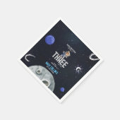 Outer Space Astronaut Any Age Birthday Servet (Hoek)