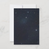 Outer Space Astronaut Birthday Thank You Card Bedankkaart (Achterkant)