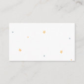 Outer Space Astronaut Boeken voor Baby Kaart (Achterkant)