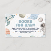 Outer Space Astronaut Boeken voor Baby Kaart (Voorkant)
