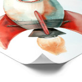 Outer Space Astronaut eerste verjaardag Poster (Hoek)