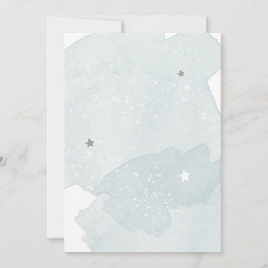 Outer Space Astronaut Oranje Boy First Birthday Kaart (Achterkant)