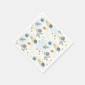 Outer Space Astronaut Pattern Servet (Hoek)