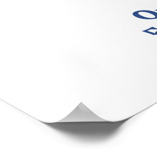 Outer Space Astronaut verjaardagsfoto welkom Poster (Hoek)