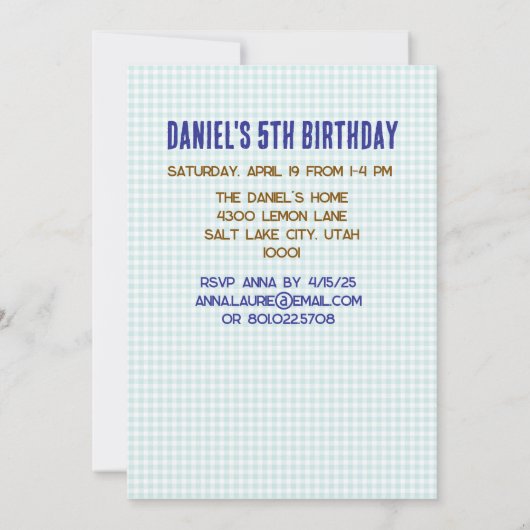 Outer Space Astronaut Verjaardagsjongen Kaart (Achterkant)