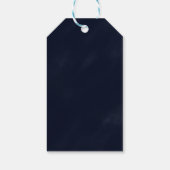 Outer Space Baby shower Boy Cadeaulabel (Achterkant)