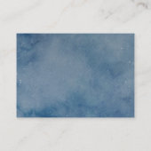 Outer Space Baby shower Luier Raffle Informatiekaartje (Achterkant)