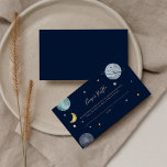 Outer Space Baby shower Luier Raffle Informatiekaartje<br><div class="desc">Creëer een moderne Baby shower Outer Space Planet luier loterij behuizing kaart. Deze schattige en nerdy baby shower bijsluiter is geweldig voor het organiseren van een buitenruimte thema feest voor de aanstaande moeder. Voeg de gegevens toe aan de kaart door op de knop "Personaliseren" te klikken. TIP: Bekijk de andere...</div>