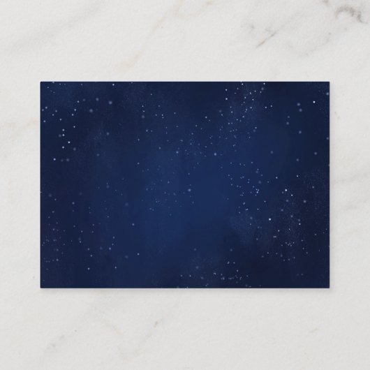 Outer Space Baby shower Luier Raffle Ticket ENCL Informatiekaartje (Achterkant)