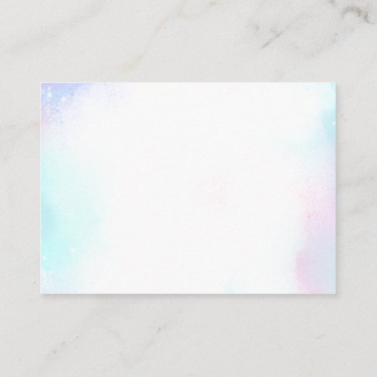 Outer Space Baby shower Luier Raffle Ticket ENCL Informatiekaartje (Achterkant)